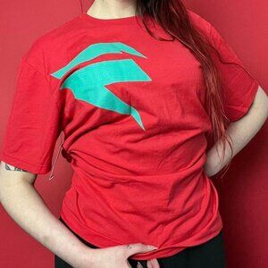FOX / Y2K NWT red and teal tee shirt 🩵❤️​​​